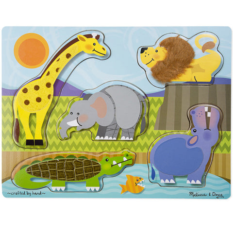 26JC055 - Melissa & Doug Touch and Feel Puzzle