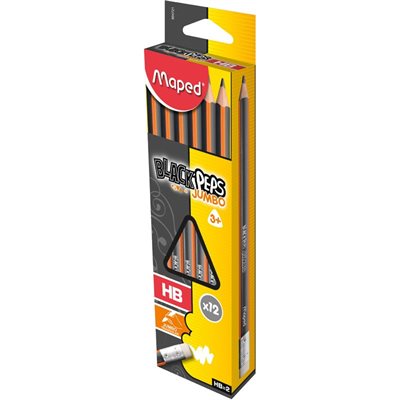 13MF070 -  Graphite Black-Peps Pencil
