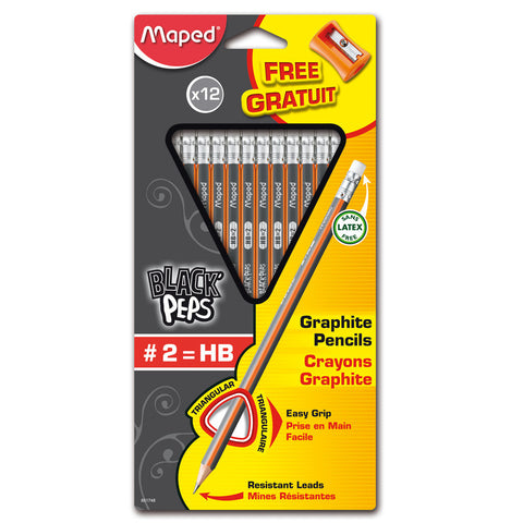 13MF070 -  Graphite Black-Peps Pencil
