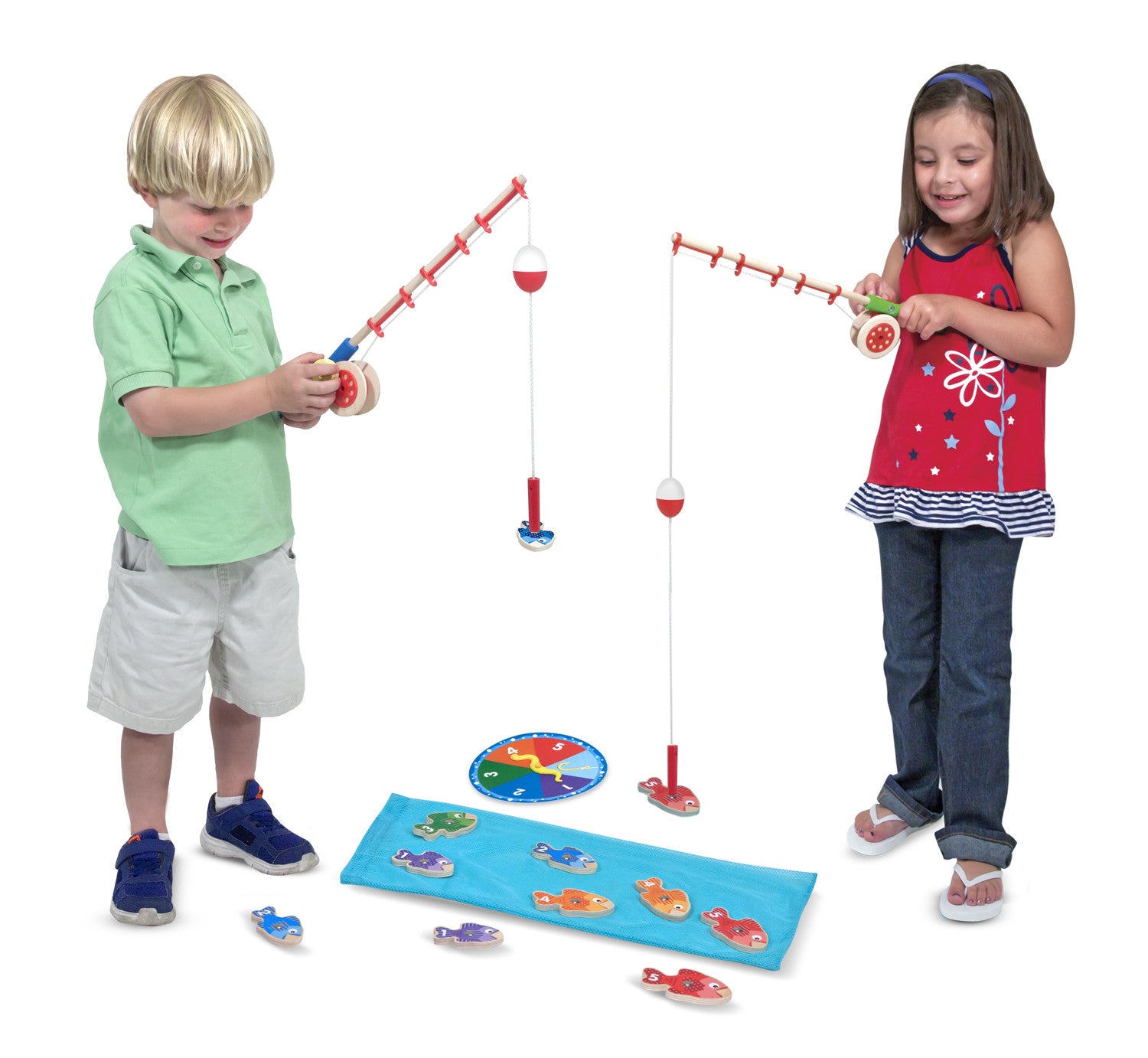 26MF131 - Melissa & Doug Catch and Count Fishing Game – Kit Planète