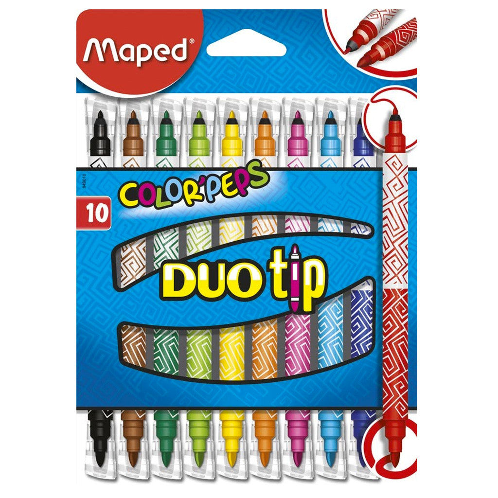 13MF140 - Crayons Duo Tip Colorpeps Markers