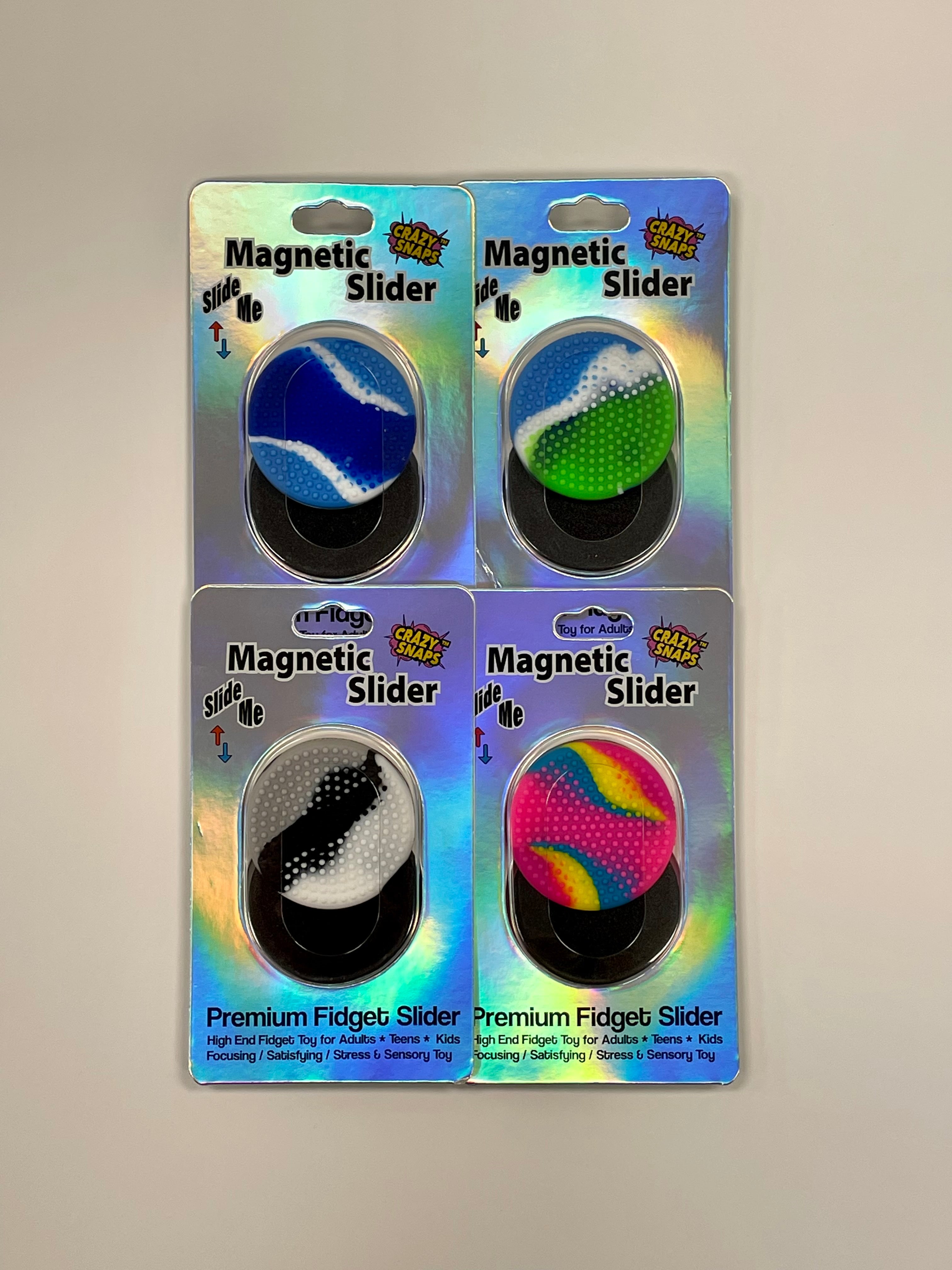Magic Slide Fidget 12SE111 - Fidget Magnetic Slider – Kit Planète