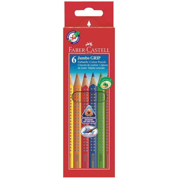 07MF041 - Jumbo Grip Coloring Pencils