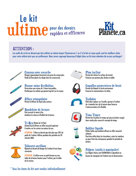 KIT FOR FUN AND EASY HOMEWORK TIME