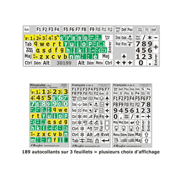 16AU006 - Computer Keyboard Stickers