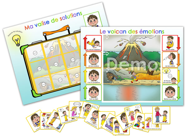 15AU004 - Les Pictogrammes Le Volcan des Emotions