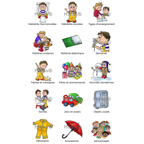 15AU001 - Les Pictogrammes Parce Qu'une Image Vaut Mille Mots