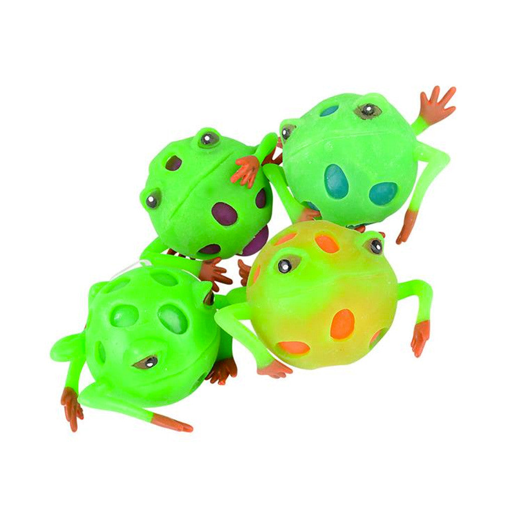 Squeeze Frog Stress Balls - Version B - Custom Printed
