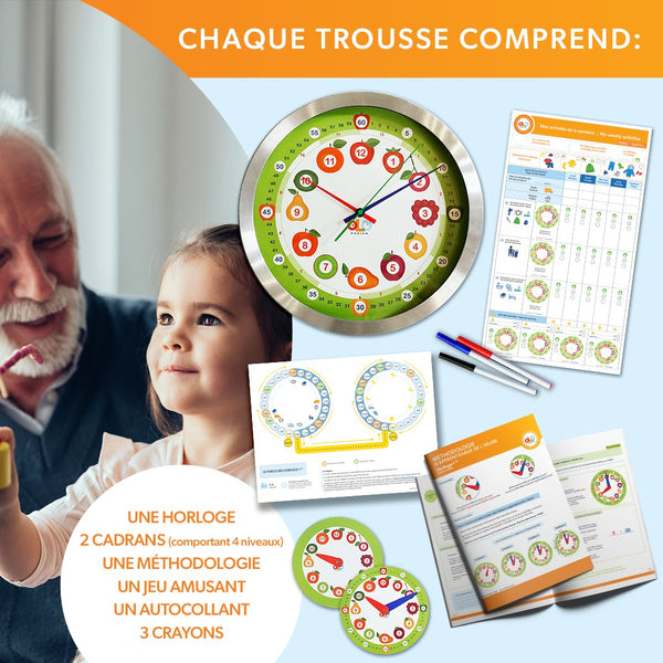 88AU032 - OLO-Fusion Fruit Learning Clock Kit