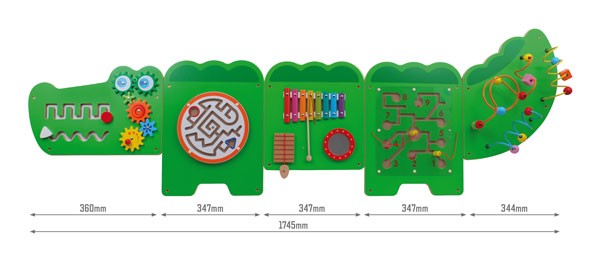 50SE037 - Crocodile Wall Game Set