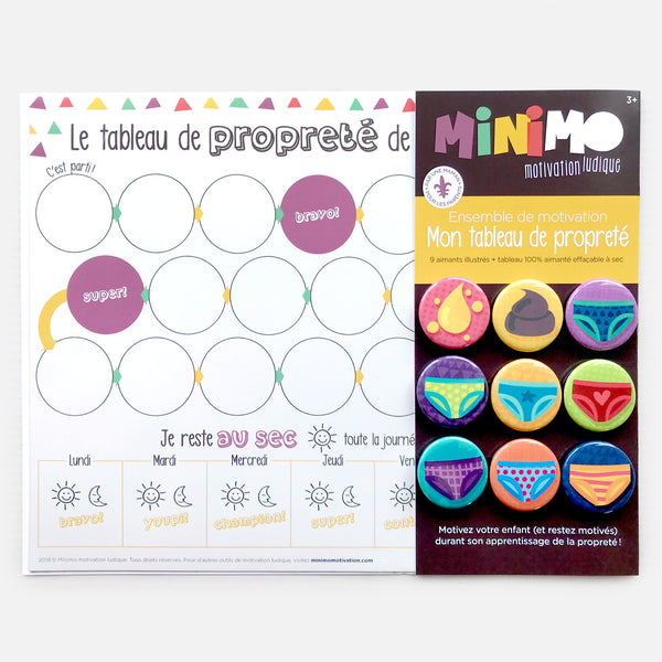 55ET052 - Minimo Mon Tableau de Propreté