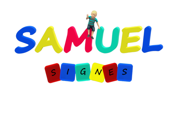 86AU009 - Samuel at the beach sign cards