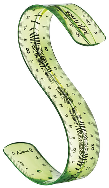 Green Flex Ruler 13MF057 - Twist-n Flex Ruler 30cm – Kit Planète